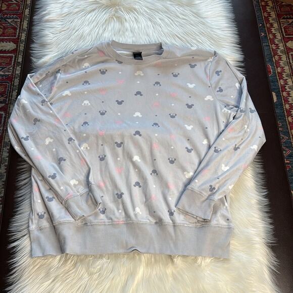 Disney Pale Gray Silky Fleece PJ Set - Picture 6 of 8